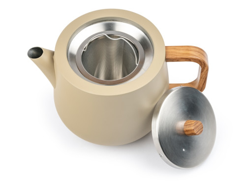 Dvoustěnná konvička na čaj Duet Facet 1,1L Camel