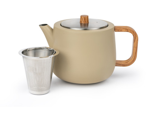 Dvoustěnná konvička na čaj Duet Facet 1,1L Camel