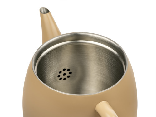 Dvoustěnná konvička na čaj Vera  0,9L Dark Brown