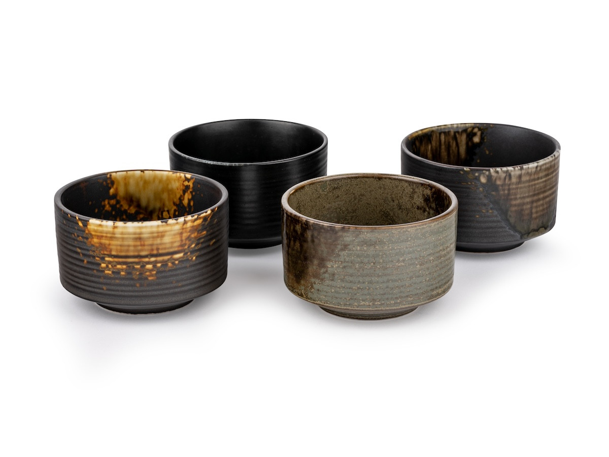 Kameninové misky Osaka  (4 ks) 180 ml