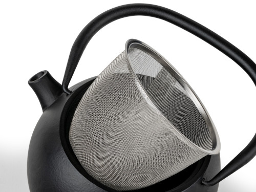 Litinová konvička na čaj Guizhou 0,75L Black