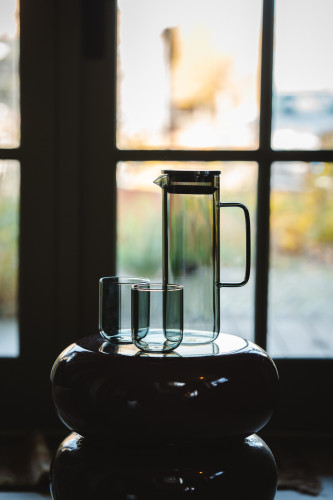 Džbán Padua  na ledový čaj 1,2 L Grey