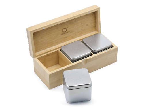 Krabička na čaj Bamboo (3 dózy na sypaný čaj)