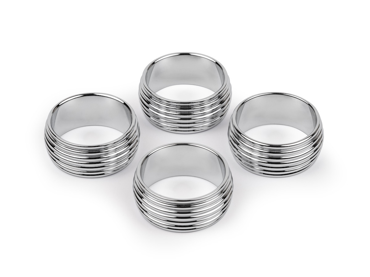 Kroužky na ubrousky Elana (sada 4 ks)