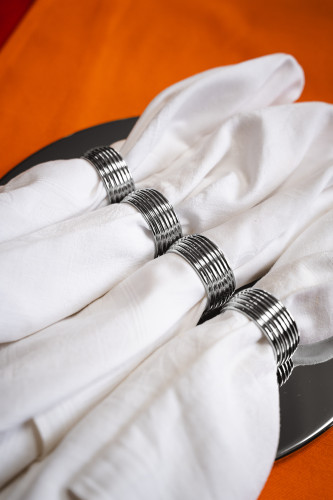 Kroužky na ubrousky Elana (sada 4 ks)