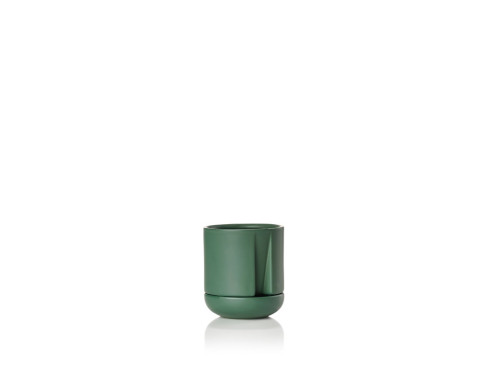 Zone Denmark Samozavlažovací květináč na bylinky Herb &amp; Sprout Jungle Green 10 x 11,6 cm
