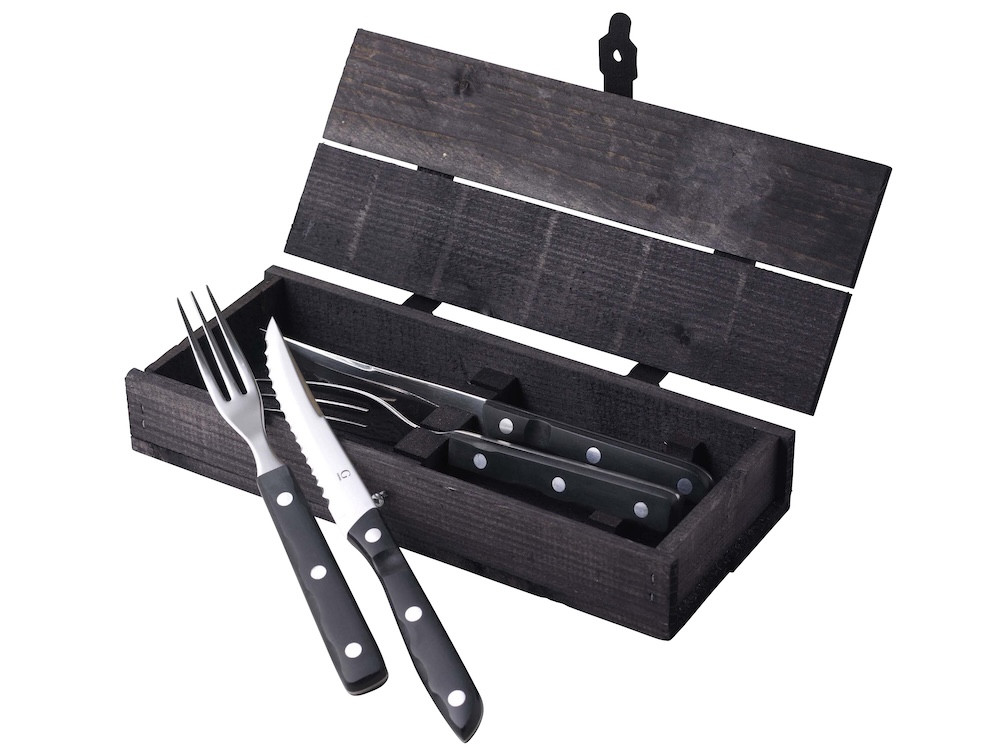 Steakové příbory Old Farmer Black 4 ks
