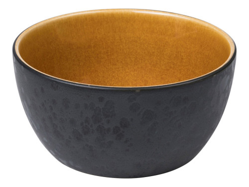 Kameninová servírovací miska 14 cm Black/Amber