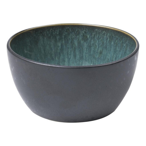 Kameninová servírovací miska 14 cm Black/Green