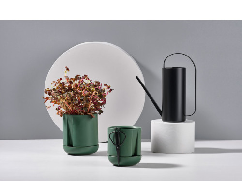Zone Denmark Samozavlažovací květináč na bylinky Herb &amp; Sprout Jungle Green 10 x 11,6 cm