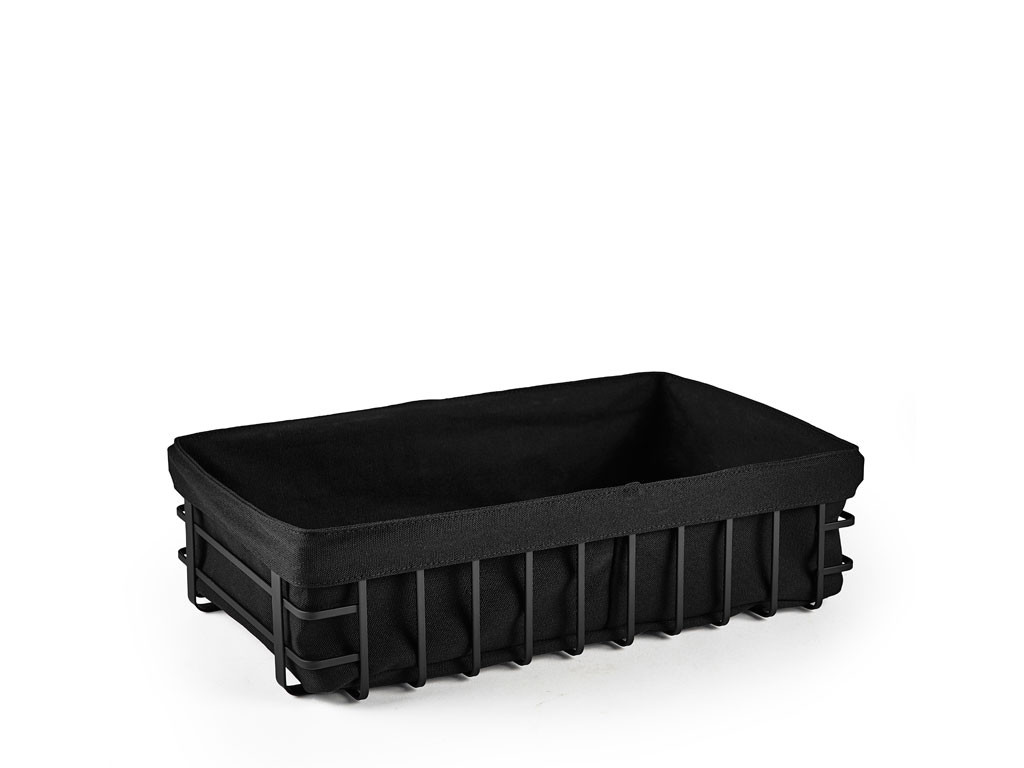 Košík na pečivo 40 x 25 x 10 cm Black