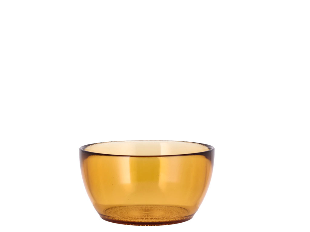 Skleněná miska Kusintha 12 cm Amber