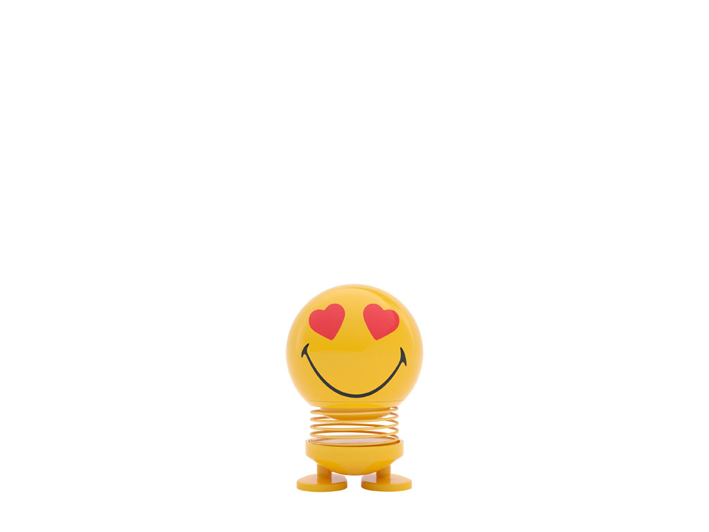 Figurka Hoptimist Smajlík Love S Žlutá