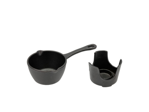 Set na ohřívání omáček 12 x 12 cm Black