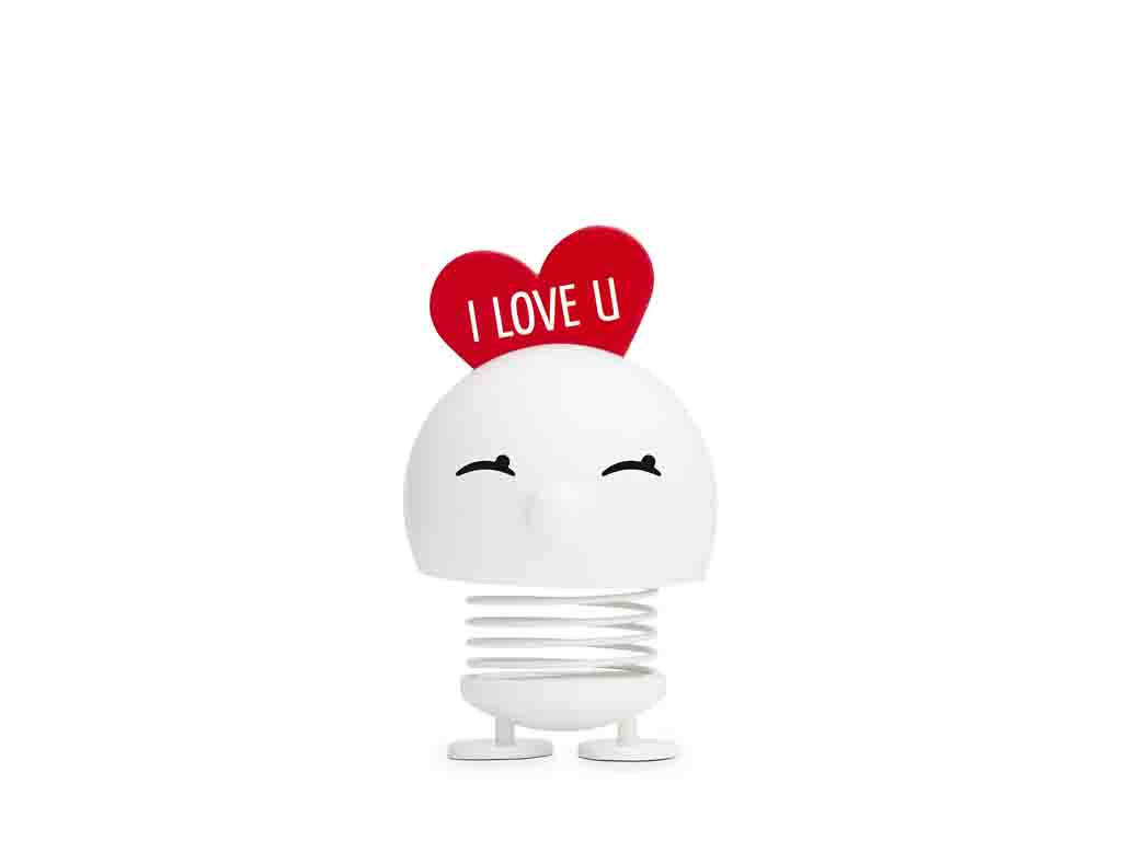 Figurka Hoptimist Love Bimble M Bílá