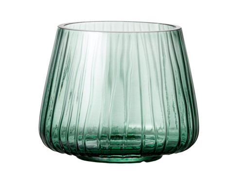 Skleněný stojánek s LED čajovou svíčkou Kusintha Green (sada 2 ks)