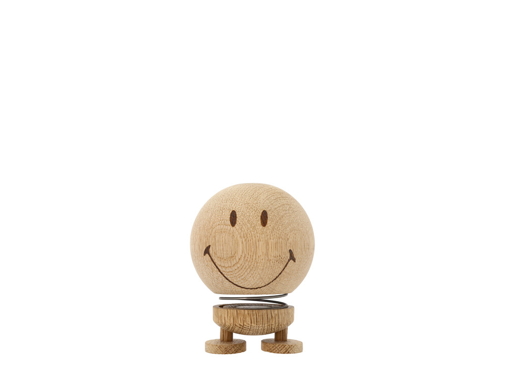 Figurka Hoptimist Smiley M Neopracovaný dub