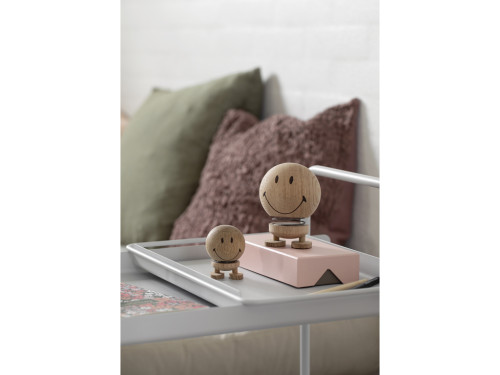 Figurka Hoptimist Smiley M Neopracovaný dub