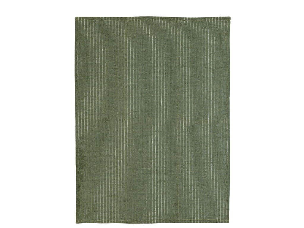 Kuchyňská utěrka 50x70 Line Olive/White