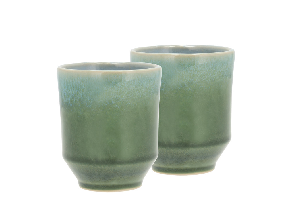 Kameninový hrneček Styles 0,18l (2ks) Green/Blue