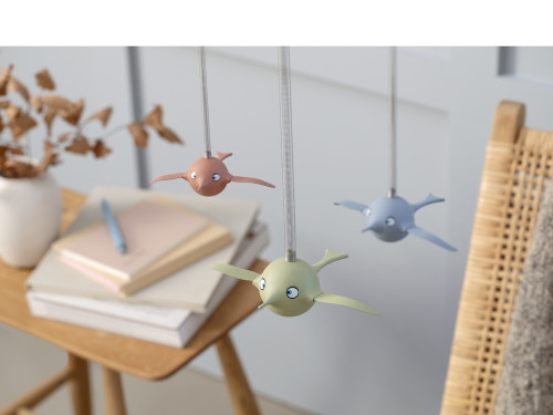Visící figurka Hoptimist Soft Birdie S Olive
