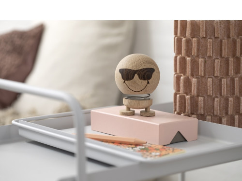 Figurka Hoptimist Smiley Cool M Neopracovaný dub