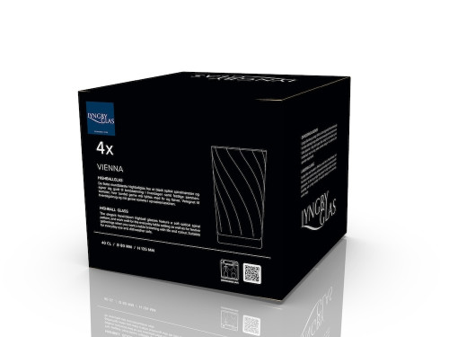 Sada sklenic Highball Vienna 40 cl (4 ks) Blue