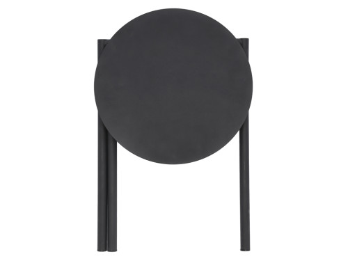 Kovová skládací židle Disc Black