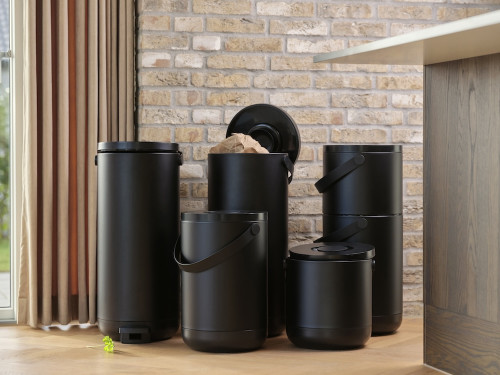 Kuchyňský pedálový odpadkový koš 35l Circular Black