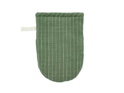 Mini kuchyňská chňapka 14x21 Line Green
