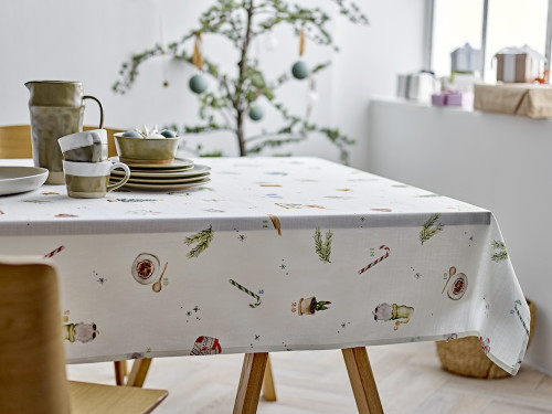 Kuchyňský ubrus 140x350 Christmas Days Red