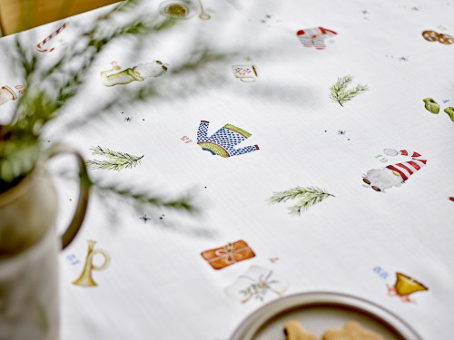Kuchyňský ubrus 140x350 Christmas Days Red