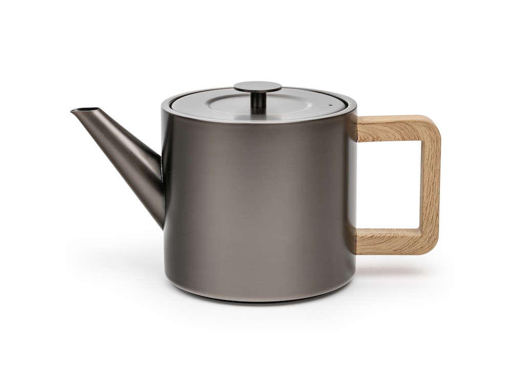 Dvoustěnná konvička na čaj Duet Narvik 1,1L Metallic Grey