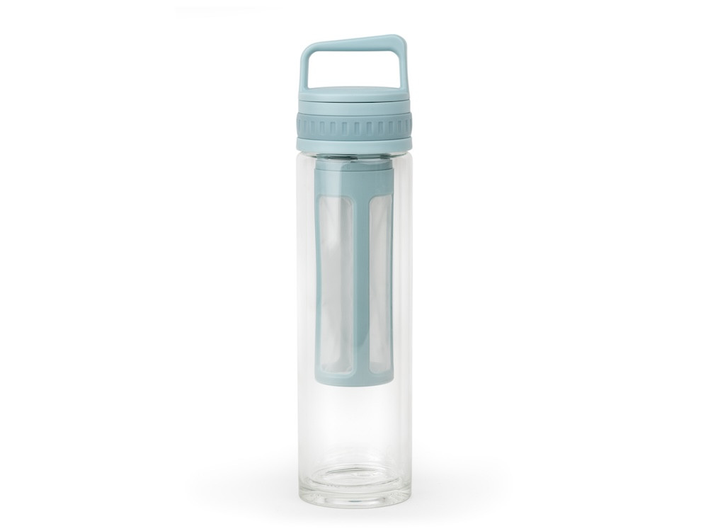 Dvoustěnná skleněná termoláhev na přípravu Cold Brew Moshi Mint 600ml