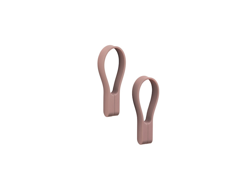 Magnetické poutko na ručníky (sada 2ks) Peach Red