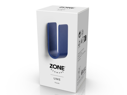 Kovový háček na zeď Ume Indigo Blue