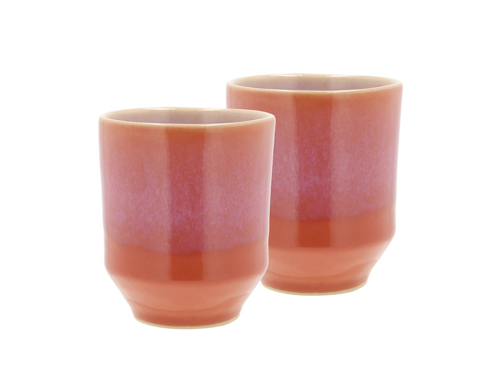 Kameninový hrneček Styles 0,18l (2ks) Purple/Orange