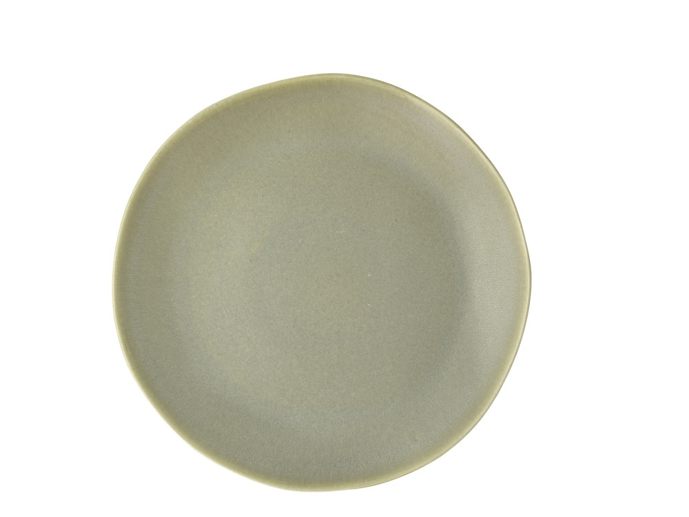 Kameninový mělký talíř Shoku Pure Green 27 cm