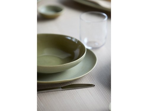 Kameninová polévková miska Shoku Pure Green 23 cm