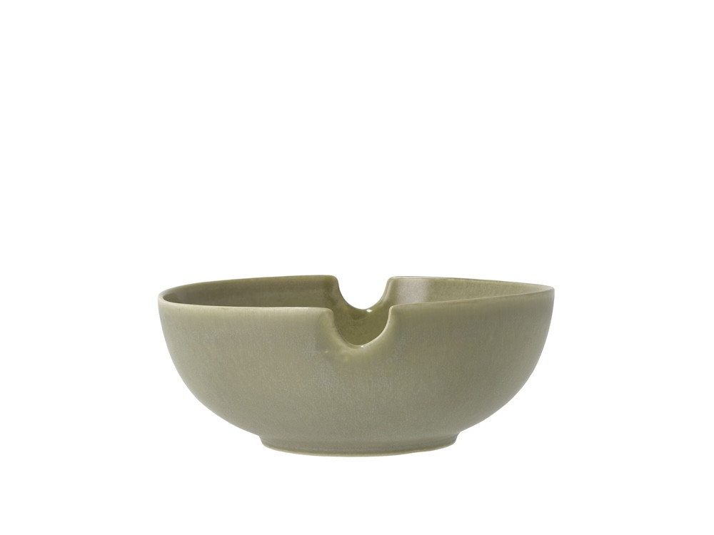 Kameninová Ramen mísa Shoku Pure Green 18,5 cm