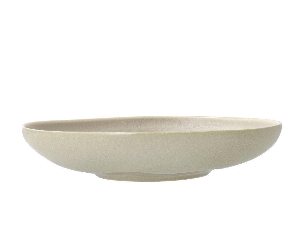 Kameninová salátová mísa Shoku Soft Beige 28 cm