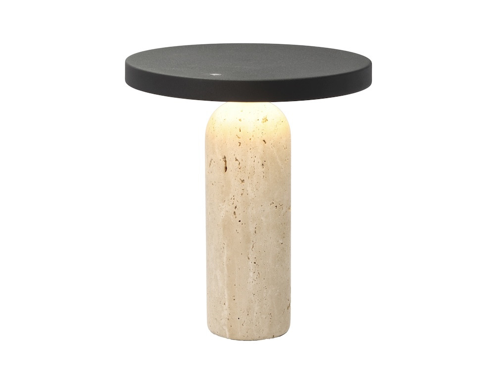 Stolní lampa Vilja 22,5x25 cm Travertine