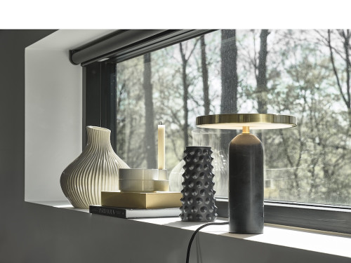 Stolní lampa Vilja 22,5x25 cm Marble