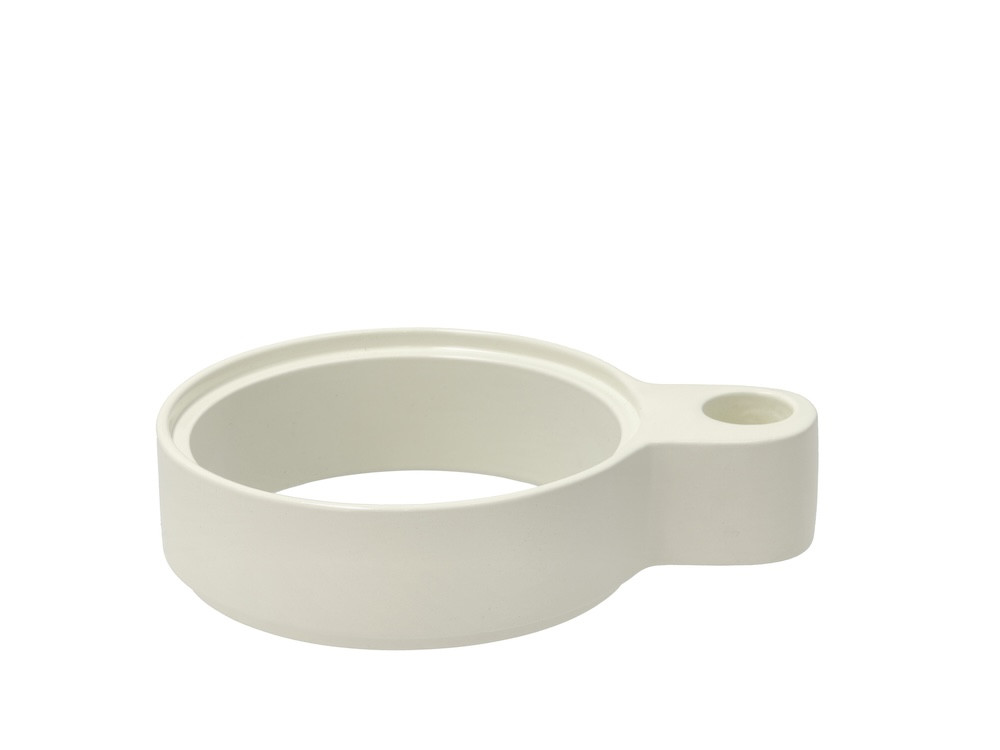 Hliníkový svícen Styles 16x3,6 cm Offwhite