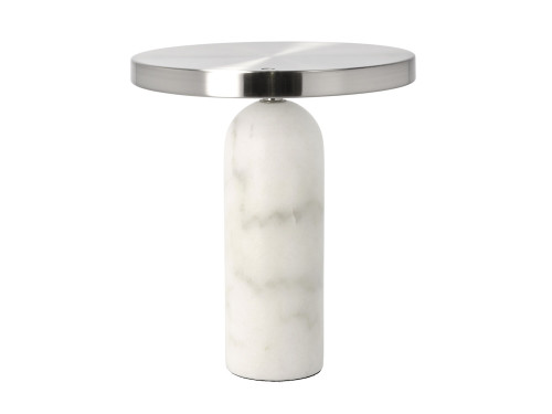 Stolní lampa Vilja White Marble 22,5x25 cm