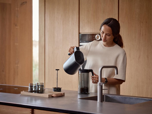 Dvoustěnný skleněný french press  Black 0,8 l