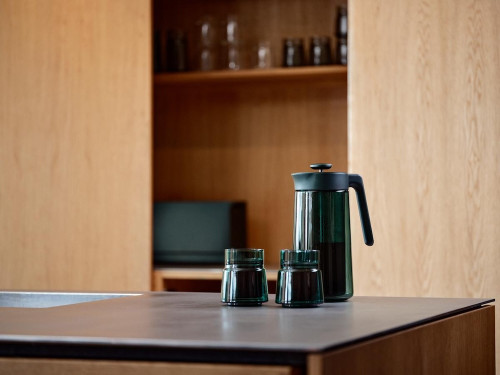 Dvoustěnný skleněný french press  Green 0,8 l
