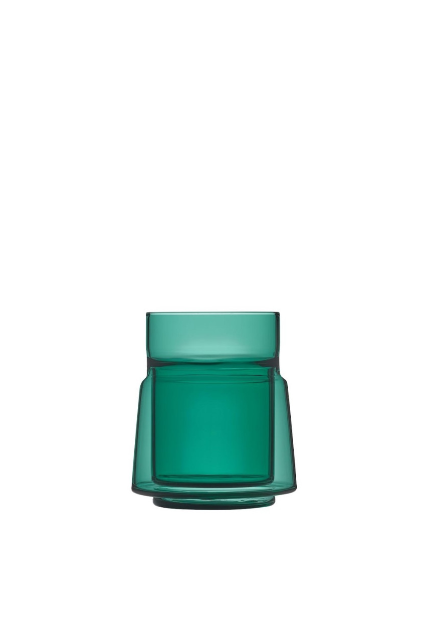 Dvoustěnná sklenice na americano Green 21 cl