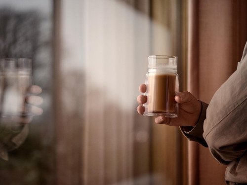 Dvoustěnná sklenice na latté Clear 33 cl