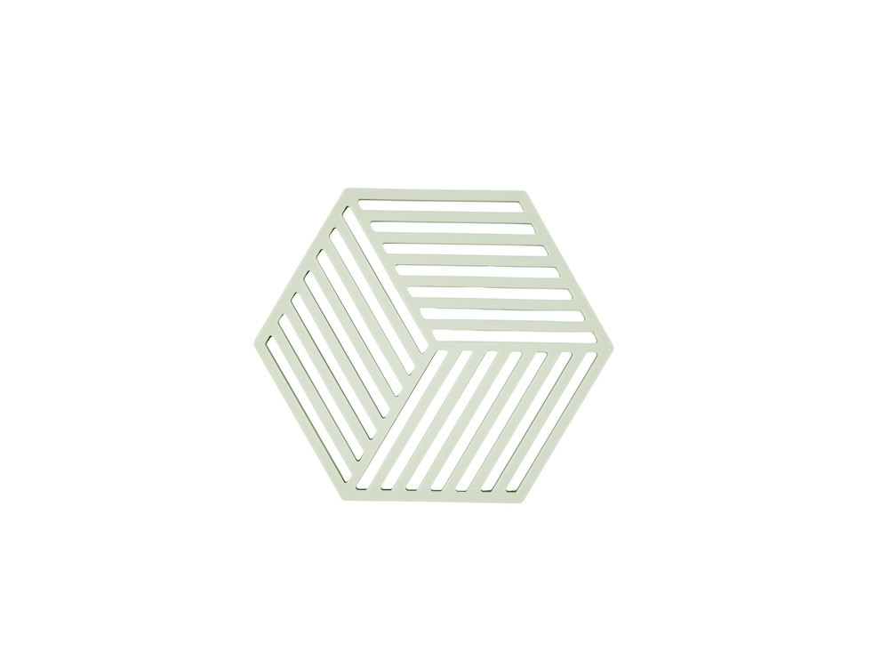 Silikonová podložka pod horké Hexagon Mint